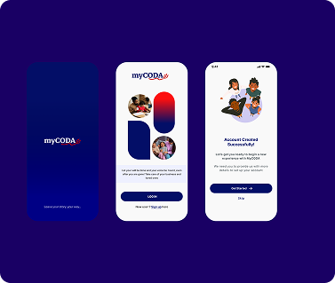 LegacyPro — mobile screens showing the legacy management app